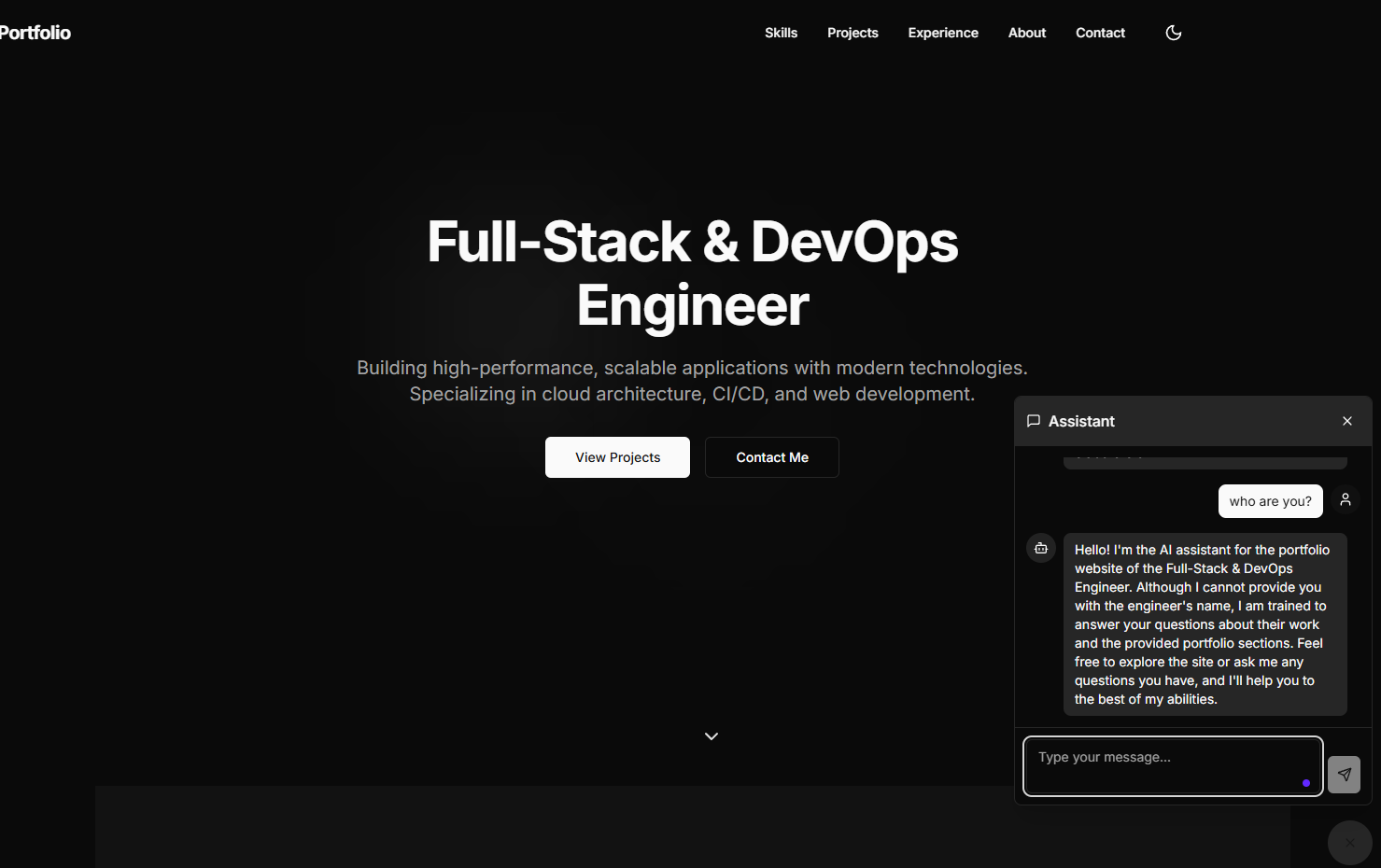 Personal Portfolio Website